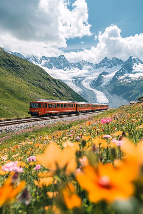 Experience the charm of family travel as you journey along the breathtaking route of the Bernina Express in this captivating video. This adventure takes you from Tirano, Italy to St. Moritz, Switzerland, showcasing stunning glacier views and quaint towns. Families will appreciate the delicious local foods, unique cultural insights, and tips on seating for the best views. Whether you're planning a culinary adventure or simply seeking beautiful landscapes, this video is sure to inspire your next getaway. Discover more travel tips in the blog. #FamilyTravel #BerninaExpress Switzerland Travel Tips, Swiss Train, St Moritz Switzerland, Train Travel Switzerland, Switzerland Train, Switzerland Train Ride, Bernina Train Switzerland, Train Ride Through Swiss Alps, Swiss Alps Train