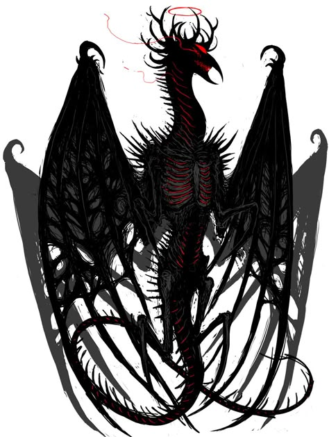 Monster Dragon, Scary Dragon, Hydra Aesthetic Mythology, Dnd Horror Monster, Hydra Monster, Fantasy Eldritch Monster, Hydra Monster Fantasy Art, Cosmic Horror Monster Concept Art, Scary Dreams