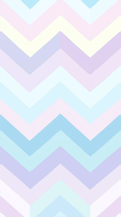 A zigzag pattern in pastel colors like blue, pink, and yellow. Gradient Wallpapers, Violet Shades, Pastel Color Wallpaper, Pastel Color Background, Chevron Wallpaper, Pastel Gradient, Pattern Design Inspiration, Pastel Pattern, Cute Pastel Wallpaper