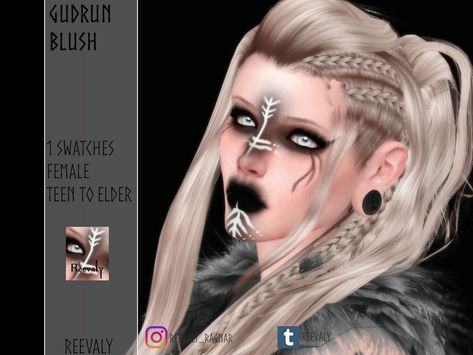 Sims 4 Viking Cc, Aesthetic Sims, Viking Aesthetic, Sims Poses, Alpha Cc, Nordic Vikings, Cute Clown, Viking Tattoos, Cc Sims