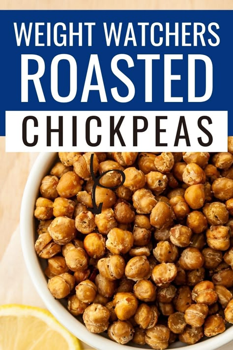 Salads Protein, Dry Roasted Chickpeas, Roasted Chickpeas Snack, Toasted Chickpeas, Chickpea Recipes Roasted, Chickpea Snacks, Weight Watchers Snacks, Weight Watchers Chicken, Dry Chickpeas