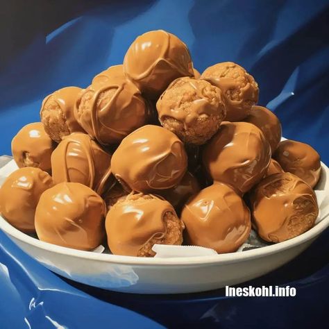 Butterfinger Balls Recipe | InesKohl Kitchen Ineskohl Kitchen Recipes, Butterfinger Balls, Ineskohl Kitchen, Chocolate Balls Recipe, Coconut Cookies Recipes, Coconut Macaroons Recipe, Whipped Shortbread Cookies, Cream Cheese Muffins, Butter Balls