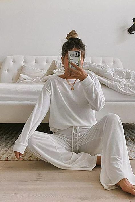 Lounge Outfits, White Lounge, 12th Tribe, Pants Model, Loungewear Outfits, Lounge Outfit, Lounge Top, Cute Lazy Outfits, Lazy Outfits