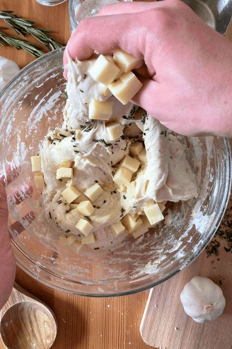 Easy Roasted Garlic and Rosemary Sourdough Bread Recipe - Simplicity and a Starter Roasted Garlic And Rosemary Sourdough, Cheese And Garlic Sourdough Bread, Roasted Garlic Sourdough, Sourdough Summer Dessert, Mozzarella Sourdough Bread, Garlic Sourdough Rolls, Simplicity And A Starter, Garlic And Herb Sourdough Bread, Garlic Parmesan Sourdough Bread