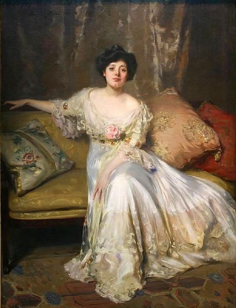 Miss Julia Marlowe by Irving Ramsay Wiles (American 1861 – 1948) James Whistler, Max Beckmann, Craft Cupboard, Giovanni Boldini, Victorian Portraits, John William Waterhouse, National Gallery Of Art, Gustav Klimt, Historical Fashion