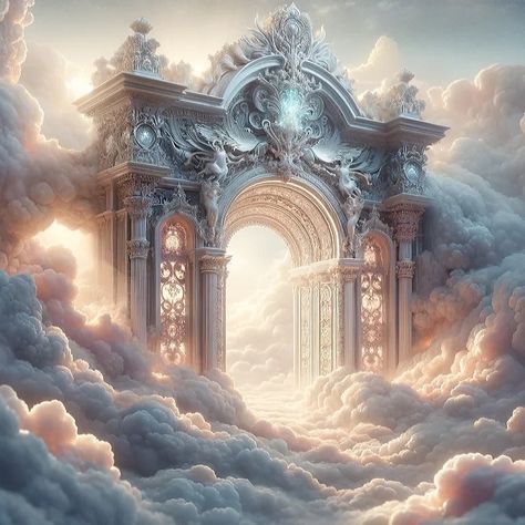 Heaven Gates, Starway To Heaven, Images Of Faith, Going To Heaven, Heaven Tattoos, Heaven's Gate, Floral Wallpaper Iphone, Jesus Christ Artwork, Heaven Art