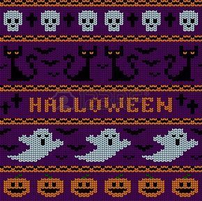 Halloween Fair Isle Chart, Halloween Knits, Knitted Halloween, Halloween Knit, Halloween Knitting Patterns, Halloween Knitting, Halloween Cardigan, Fair Isle Chart, Mochila Crochet