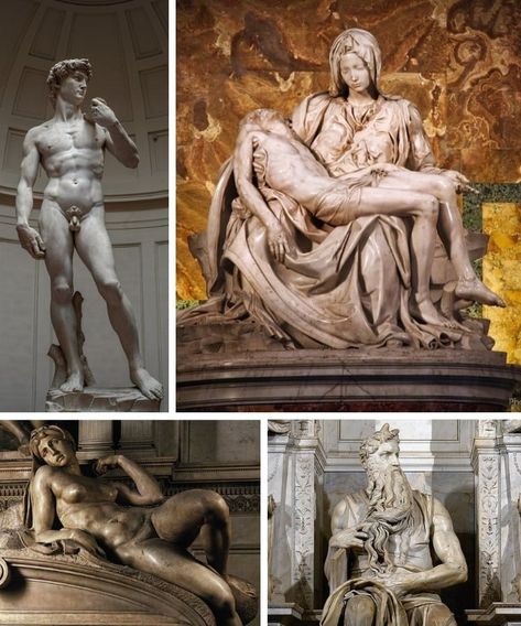 8 Famous Michelangelo Sculptures That Transformed Art Michelangelo Sculpture, Michelangelo Art, Sistine Chapel Ceiling, Giorgio Vasari, Famous Sculptures, Classic Sculpture, Most Famous Artists, Ancient Sculpture, Sistine Chapel