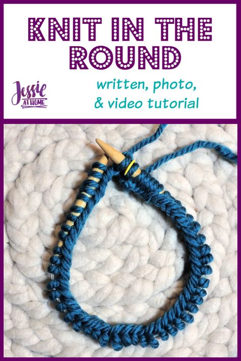 Join to Knit in the Round - it\'s really, really easy Joining Yarn, Sewing Hats, Knitting Hacks, Knitting Help, Knitting Tutorials, Beginner Knitting Patterns, Diy Yarn, Knitting Tips, Hats Women