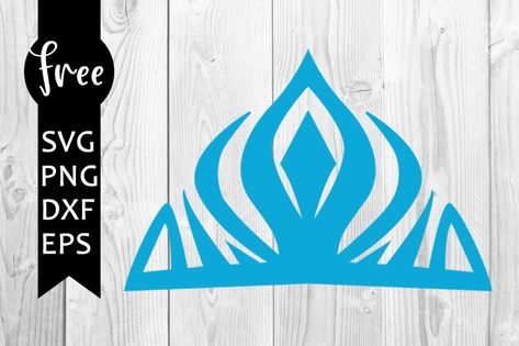 Frozen Crown Printable, Elsa Crown Printable, Frozen Svg Free, Frozen Cricut, Elsa Svg, Elsa Crown, Silhouette Cameo Shirt, Frozen Crown, Frozen Svg