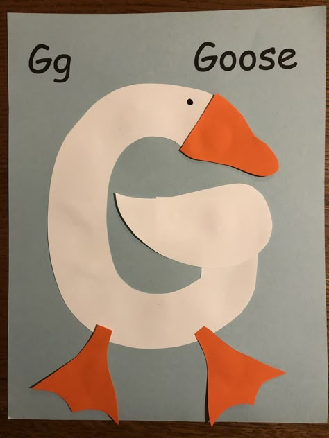 Letter G Craft For Preschoolers, G Is For Craft Preschool, Letter G Art Preschool, G Preschool Crafts, Preschool Letter G Crafts, Letter G Crafts For Kindergarten, G Letter Craft, G Preschool Activities, G Is For Craft