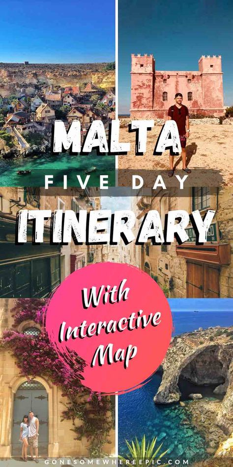 How to Spend 5 Days in Malta: Travel Itinerary Guide 28 Malta Travel Guide, Malta Beaches, Malta Travel, Europe Travel Tips, Travel Hacks, Travel Goals, Family Activities, Travel Advice, Unesco World Heritage