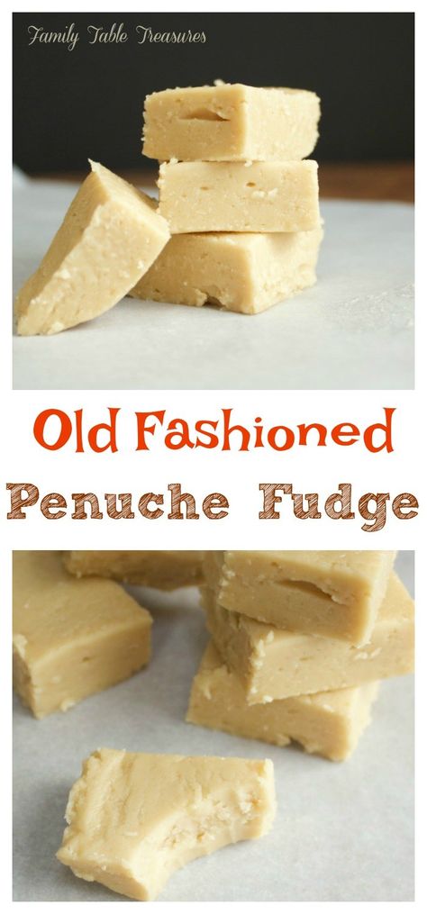 Fudge Penuche Recipe, Panucci Fudge, Penoche Candy, Penuche Fudge Old Fashioned, Penuche Fudge Recipe, Christmas Picnic, Penuche Fudge, Fudge Recipe, Family Table