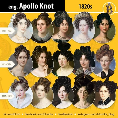 Regency Hair, 16th Century Portraits, 19th Century Women, 16th Century, Bun Hairstyles, 19th Century, Hair Styles, Hair