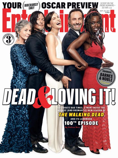 Time to party! Get exclusive scoop on season 8 of #TheWalkingDead. This group cover is only available at Barnes & Noble. Twd Funny, Twd Memes, Black Mood, The Walking Dead Cast, Walking Dead Memes, Melissa Mcbride, The Walking Dead Tv, Dead Memes, Twd Cast