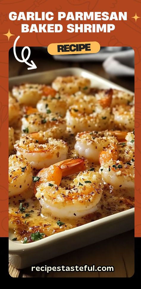 Shrimp Recipes Oven, Baked Shrimp Recipes Oven, Oven Baked Shrimp Recipes, Garlic Baked Shrimp, Oven Shrimp Recipes, Oven Baked Shrimp, Shrimp Meal Prep, Shrimp In The Oven, Garlic Parmesan Shrimp