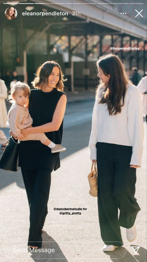 Eleanor Pendleton EIC of Gritty Pretty and Sara Crampton of Harper and Harley at Australia Fashion Week June 2021 Eleanor Pendleton, Harper And Harley, Australia Fashion, Blair Waldorf, Bibs, Normcore, Fashion Week, Australia, Pants