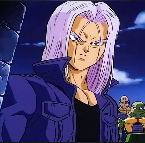 Dbz Trunks, Dragon Ball Trunks, Dbz Pfp, Trunks Pfp, Future Trunks Pfp, The Drink Trunks, Dbz Pfp Aesthetic, Future Trunks Long Hair, Trunks Dbz Pfp