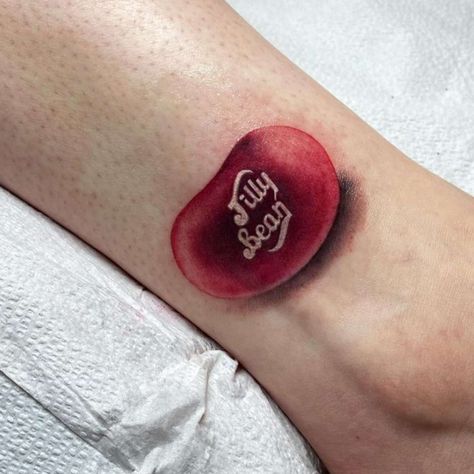 35+ Sweet Jelly Bean Tattoo Ideas To Make You Smile - TattooGlee Bean Tatoos, Jelly Bean Tattoo Ideas, Bean Tattoo Ideas, Jellybean Tattoo, Jelly Bean Tattoo, Jelly Bean Quotes, Peanut Butter Jelly Tattoo, Beans Tattoo, Peanut Butter And Jelly Tattoo