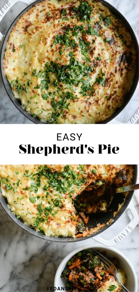 Shepherds Pie Recipe Healthy, Dairy Free Recipes Dinner, How To Cook Kale, Peas And Carrots, Shepherds Pie Recipe, Healthy Living Recipes, Shepherd's Pie, Frozen Veggies, Healthy Veggies