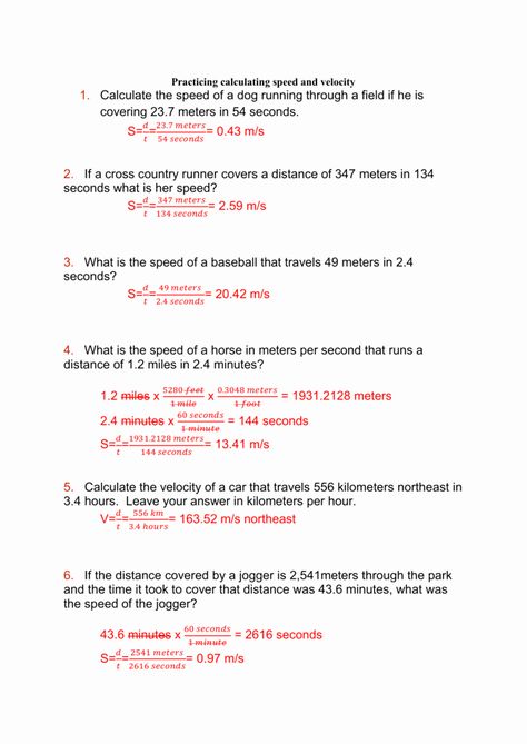 Determining Speed Velocity Worksheet Answers Unique Calculating Speed Time Distance and Acceleration Worksheet | Chessmuseum Template Library Speed And Velocity, Sped Math, Time Worksheets, Math Challenge, Word Problem Worksheets, Teaching Methods, Worksheet Template, Word Problems, Worksheets For Kids