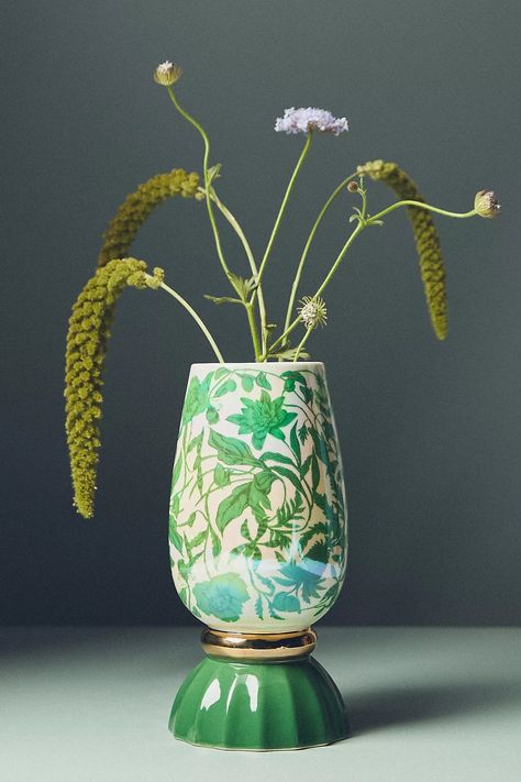 Breena Ceramic Vase | AnthroLiving Still Life Pictures, Finsbury Park, Anthropologie Uk, Traditional Ceramics, Candles For Sale, Outdoor Holiday Decor, Stoneware Vase, Ceramics Ideas Pottery, Floral Vase