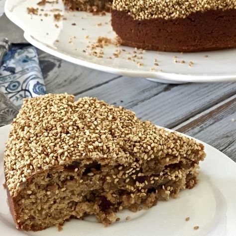 The Cake Slice Bakers is an amazing group to be a part of.  Not only do I enjoy baking with this group of talented bakers, but it is the fi... Arabic Dessert, Eggless Cake Recipe, Vegan Cake Recipes, Healthy Vegan Desserts, Bakery Recipes, Pastry Cake, Turkish Recipes, Vegan Cake, Vegan Baking