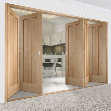 Source Partition solid wood sliding folding door partition wooden accordion doors on m.alibaba.com Tri Fold Doors, Door Aluminium, Pintu Interior, Internal Folding Doors, Door Colour, Partition Door, Sliding Folding Doors, Wooden Main Door, Wooden Main Door Design