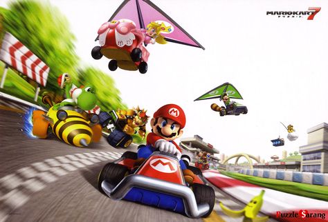 Mario Kart 7, 3ds Games, Universal Parks, Super Mario Kart, Mario Kart 8, Best Gaming Wallpapers, Mario Birthday, Kart Racing, Game Trailers