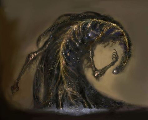 Elden Beast, One Braid, Elden Ring Art, Lovecraftian Horror, Soul Game, Demon Souls, Souls Art, Dark Souls Art, From Software