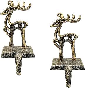 Fireplace Free Standing, Stocking Holders For Mantle, Reindeer Stocking Holder, Reindeer Stocking, Fireplace Stockings, Reindeer Pattern, Stocking Holder, Christmas Stocking Holders, Stocking Hanger