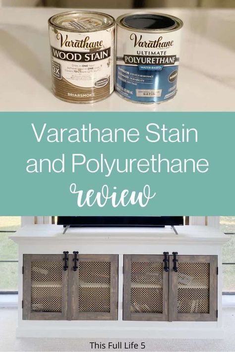 Varathane Briarsmoke, Briarsmoke Stain, Varathane Wood Stain, Varathane Stain, House Numbers Diy, Staining Furniture, Stained Table, Diy Bathroom Storage, Wood Stains