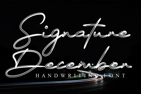 Signature December Font | dafont.com December Calligraphy, December Font, Commercial Fonts, Brush Font, Calligraphy Fonts, Font Bundles, Web Font, Wall Display, School Design