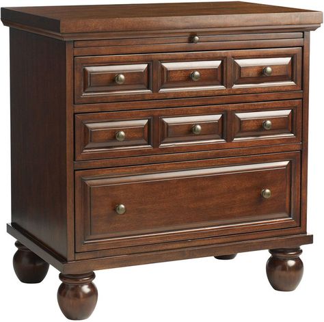 Ashworth Chestnut Brown Bedside Chest Small Bedroom Style, Bedroom With Bath, Wooden Drawer, Glam Bedroom, Bedside Chest, Drawer Glides, Wooden Nightstand, Dovetail Joinery, Wooden Drawers