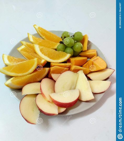 Healthy fruit plate Photo about healtfruit, fresh, plate, fruit, healthy - 209422818 Fruits Photography, Fruit Health, Break Fast, Healthy Fruit, Fast Lunch, Types Of Fruit, New Fruit, High Angle, Creative Pictures