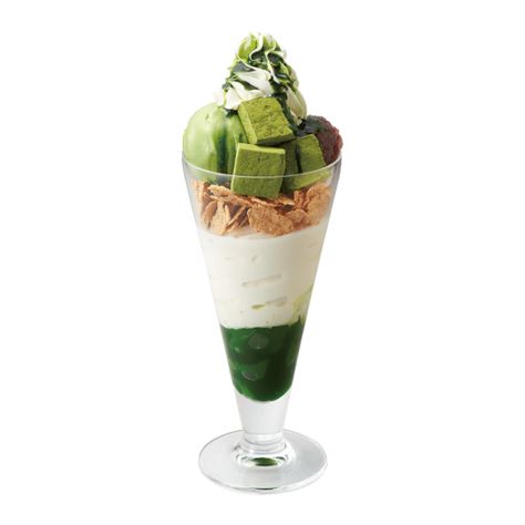 Matcha Nama Choco Parfait - nana's green tea Nama Chocolate, Matcha Pudding, Pudding Ice Cream, Bakery Branding, Red Bean Paste, Cute Food Art, Red Bean, Bean Paste, Red Beans