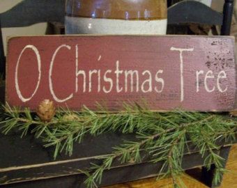 Christmas signs | Etsy Daisy Patches, Primitive Wood Signs, O Christmas Tree, Centerpiece Christmas, Primitive Signs, Prim Christmas, Christmas Tree Set, Handmade Signs, Christmas Signs Wood