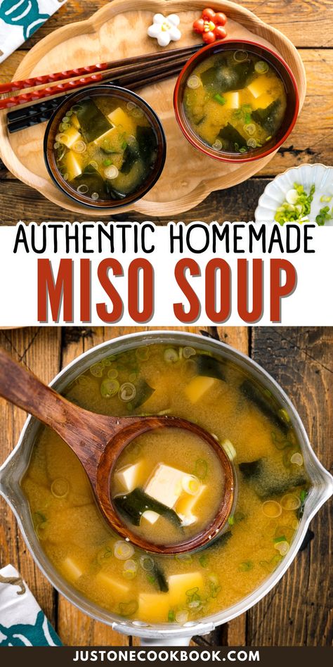 How To Make Miso Soup Easy, Soup Miso Recipe, Best Miso Soup, Miso Soup Vegetarian, Miso Soup Healthy, Authentic Miso Soup, Korean Miso Soup, Best Miso Soup Recipe, Japanese Soup Recipes Easy