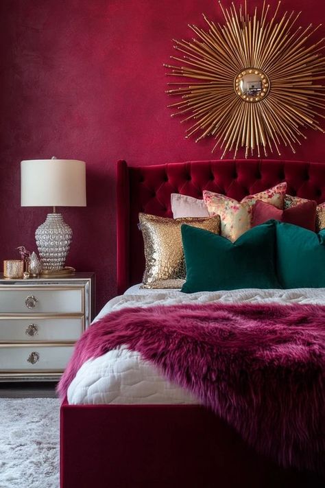 "Elevate your sleep space with the opulence of Modern Glam Bedroom Decor! 🛏️✨ Perfect for adding drama and elegance to your bedroom. 🌟✨ #LuxuryBedroom #ModernGlam #BedroomDecor" Modern Glam Bedroom Decor, Glam Decor Bedroom, Modern Glam Bedroom, Hollywood Glam Decor, Glam Bedroom Decor, Glam Bedroom, Modern Glam, Glam Decor, Hollywood Glam