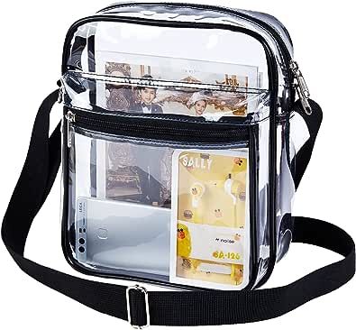 Clear Stadium Bag, Messenger Bag For Men, Stadium Bag, Clear Tote Bags, Clear Purses, Clear Bag, Cross Bag, Messenger Bag Men, Clear Bags