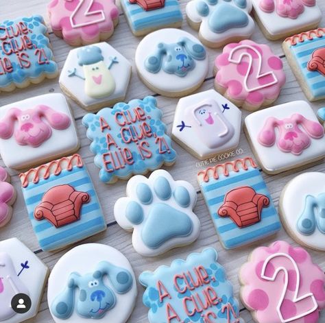 Blue's Clues Birthday Party, Clue Party, Baby Gender Reveal Party Decorations, 2nd Birthday Party For Girl, Blue Birthday Parties, 2nd Birthday Party Themes, Blue’s Clues, Baby Gender Reveal Party, First Birthday Party Themes