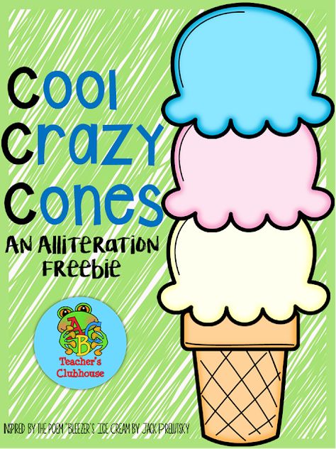 Tongue Twisters & More {All About Alliteration} - *Teaching Maddeness* Jack Prelutsky Poems, Alliteration Poems, Alliteration Activities, Ice Cream Cone Craft, Phase 1 Phonics, Early Childhood Literacy, Theme Preschool, 1st Grade Writing, Tongue Twisters