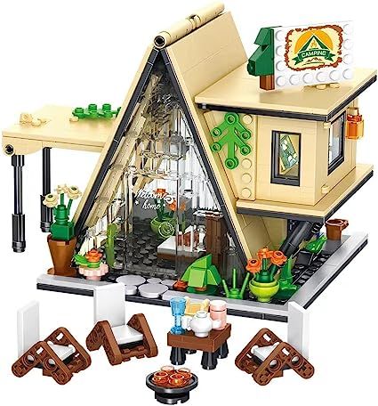 Amazon.com: Mesiondy Camping Tent Blocks Sets,City Street Building Blocks, MOC Block Toys Building Kits, Town Collectibles Set, Buildable City Toys : Toys & Games Camping Toys, Xmas Gifts For Kids, Camp House, Camping Friends, Building Toys For Kids, Camping Set, Tent Lighting, Cabin Camping, Christmas Gifts For Boys