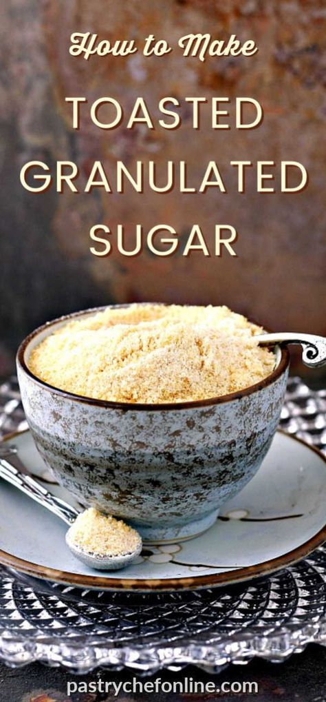 how to make toasted sugar from granulated sugar. A beginning baking technique that can add extra flavor to all your baked goods. #toastedsugar #bakingtips #bakingforbeginners #bakinghowto Sugar Alternatives For Baking, Brown Sugar Substitutes For Baking, Making Brown Sugar, Walnut Shortbread Cookies, Easy Shortbread Recipe, Walnut Shortbread, Toasted Sugar, Delight Recipes, Best Shortbread