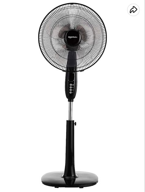 detailsProduct details Brand Amazon Basics Colour Black Electric fan design Floor Fan Power source Corded Electric Style 3-Speed Product dimensions 15.8D x 17.7W x 53.2H centimetres Standing Fan: 3-blade oscillating digital pedestal fan with quiet AC motor, remote control & automatic shut-off function Easy to Use: Assemble in minutes. No tools needed. 3 speed fan with 3 modes: nature, sleep & normal. With 7.5-hour timer Effective Cooling: With patented dual-blade design to generate up to 15% mor Electric Style, Pedestal Fans, Standing Fans, Stand Fan, Pedestal Fan, Tilt Angle, Future Apartment Decor, Fan Picture, Amazon Basics