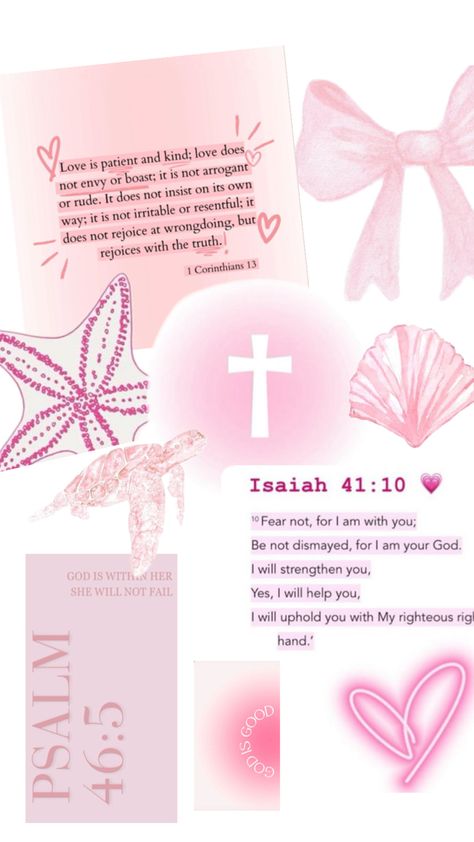 Girly Christian Wallpaper, Cute Christian Wallpapers, Diy Prayer Board, Jesus Sayings, Bible Verses For Teens, God Is Life, Pink Bible, Christian Tips, Jesus Aesthetic