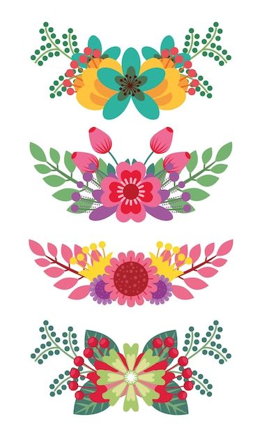 Vectores e ilustraciones de Flores mexicanas para descargar gratis | Freepik Dia De Los Muertos Crafts Ideas, Mexican Pictures, Talavera Design, Mexican Flowers, Folk Art Flowers, Truck Art, Bullet Journal Themes, Doodle Designs, Aztec Designs