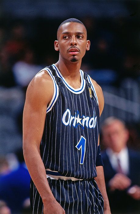 Anfernee Hardaway, Orlando Magic. Penny Hardaway Aesthetic, Im Da Biggest Bird, Basketball Courtside, Da Biggest Bird, Basketball Team Photos, Aesthetic Nba, Penny From Heaven, Anfernee Hardaway, Orlando Magic Basketball