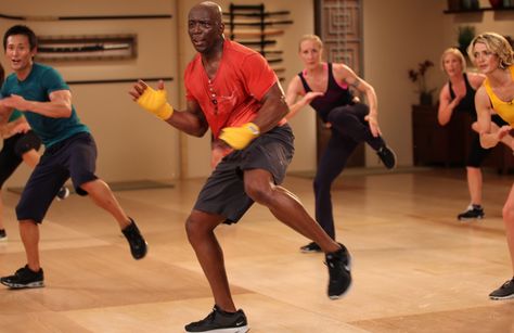 How about this blast from the past!  Now you've probably heard of "Tae Bo" which is based on combining kicks or legwork "Tae" (from Taekwondo) and "Box" (from Boxing). Tae Bo Workout, Cardio Kickboxing Workout, Billy Blanks, Tae Bo, Cardio Kickboxing, Inner Thigh Workout, Workout Songs, Kickboxing Workout, Tabata Workouts