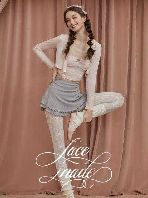 Ballet Core Fashion, Balletcore Outfits Aesthetic, Ballet Core Outfits, Balletcore Fashion, Ballet Inspired Fashion, Ballet Core, Ballet Fashion, Photoshoot Concept, Dance Outfits